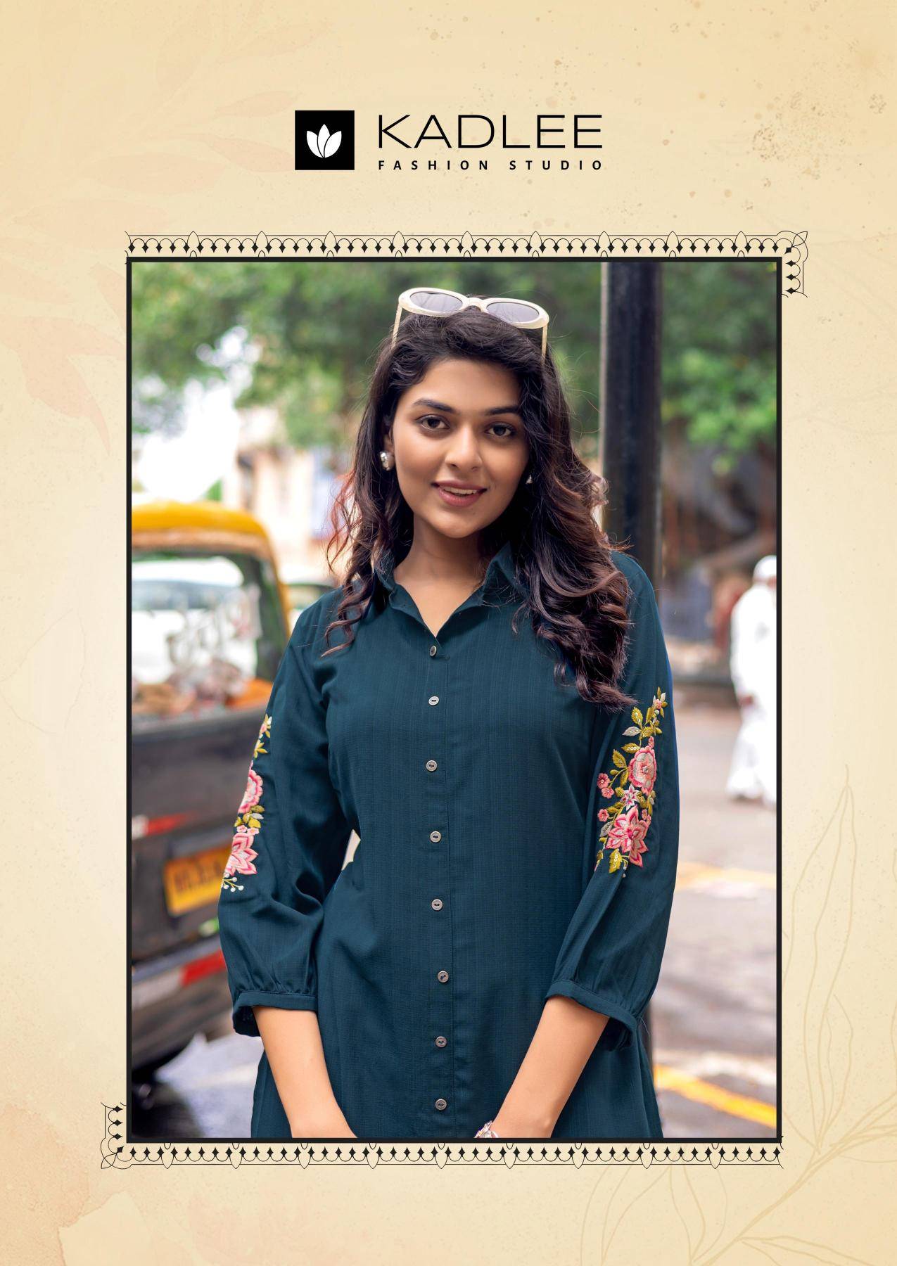 Kadlee blue bell coord set  Kurti wholesalers online